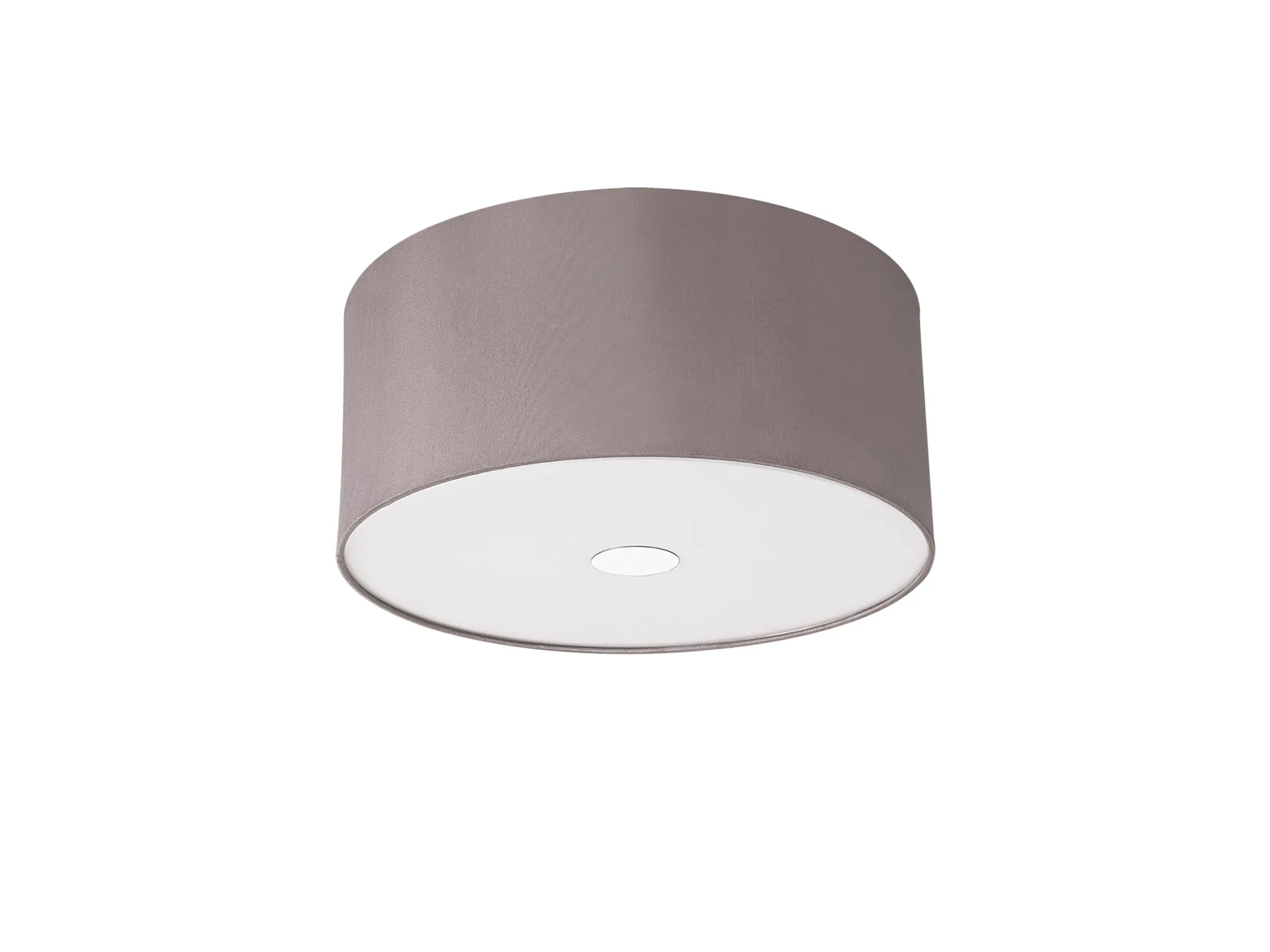 Baymont 40cm, Flush 3 Light Polished Chrome, Taupe/Halo Gold, Frosted Diffuser DK0353  Deco Baymont CH TA